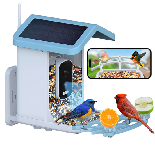 LABBY® Smart Bird Feeder Camera with Solar Panel